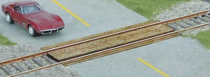 Walthers SceneMaster HO Scale Wood Grade Crossing - Laser-Cut Wood Kit - Single - Picture 1 of 1