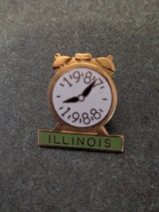 Vintage Illinois Pin Wecker 1987 1988 - Bild 1 von 2