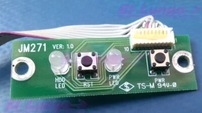 Shuttle XPC SB51G Scheda/Connettore Tasti Accensione e Reset - JM271 - Immagine 1 di 3