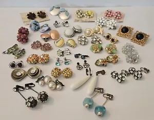 Vintage Ohrringe Clip & Schraubverschluss Set x33 Japan, Deutschland, Hongkong Alice Caviness. - Bild 1 von 12