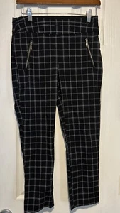 Pantalones cortos Maurice’s negros a cuadros talla mediana - Imagen 1 de 3