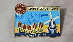 Grand Circle Travel Holland & Belgium Springtime Lapel Pin River Cruise Tour - Picture 1 of 3