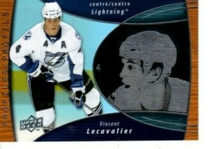 2008-09 McDonalds Upper Deck Profiles #PRO6 Vincent Lecavalier