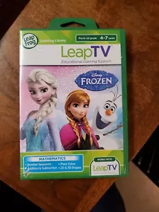 Leap Frog Leap TV Educational Math Game Disney Frozen Mathematics PreK - 1st EUC - Picture 1 of 5