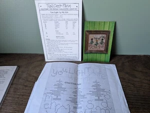 Trail Creek Farm Christmas "You Light Up My Life" Cross Stitch Pattern Only - Picture 1 of 4