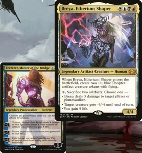 Breya Etherium Shaper Artifact Commander Deck MTG EDH *Ready-to-Play* Tezzeret - Picture 1 of 12