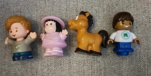 Fisher Price Little People Kids & Horse Replacement Lot of 4 Used - Picture 1 of 6