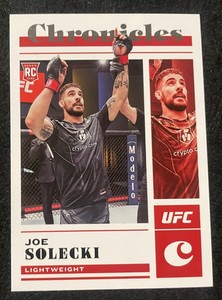Joe Solecki Rookie Card 2023 Panini UFC Chronicles #94 RC