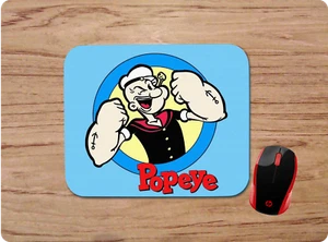 POPEYE THE SAILOR MAN BLUE CUSTOM COMPUTER MOUSE PAD MAT NONSLIP NEOPRENE - Picture 1 of 1