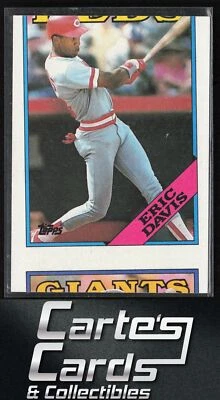 Eric Davis 1988 Topps #150 Cincinnati Reds Oddball | Miscut - Image 1 of 2
