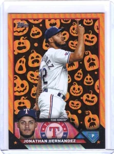 Jonathan Hernandez JACK O LANTERN FOIL 1:29 Packs 2023 Topps Update #US312 - Picture 1 of 2