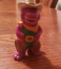 1993 Lyons Barney Dressed As A Cowboy PVC Toy Figure 2.5"