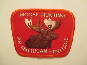 Elchjagd American Heritage Aufnäher Vintage Aufnäher Patches Kostenloser Versand - Bild 1 von 2