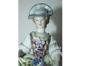 Meißen Figur Winzermädchen Schwerter Entwurf Michel Victor Acier 1778 - Bild 1 von 10