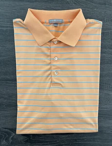 World Golf Hall Of Fame Peter Millar Sommer Komfort Herren S/S Golf Polo Größe XL. - Bild 1 von 5