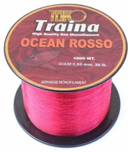Filo Ocean Rosso Traina Tonno Big Game 1000Mt 35Lbs Pesca Mare Drifting TP - Foto 1 di 1