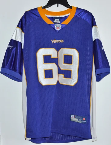 Jared Allen Minnesota Vikings Reebok Authentic NFL Jersey 69 Sewn men's size 50 Cover