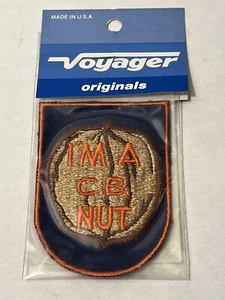 I'M A C. B. NUT Patch CB Radio and Ham Radio Patch Vintage Voyager Originals - Picture 1 of 4