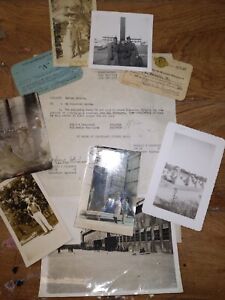 WW2 US Army Paper / Photo Ephemera Lot