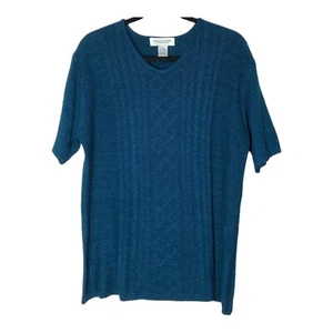 Melrose Collectibles Womens Silk Blend Sweater Size M Short Sleeve Business Work - Picture 1 of 3