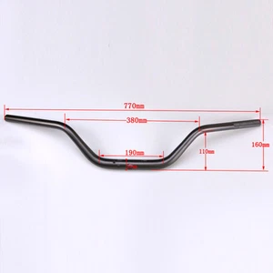 1 1/8" 28mm Mid Handlebar Handle Fat Bars Pit Bike Motorcycle Enduro ATV MX - Picture 1 of 1