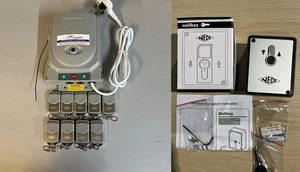 Neco Euro Fernbedienung System mit 9 Fernbedienungen mit Neco Akku Schlüsselschalter - Bild 1 von 1
