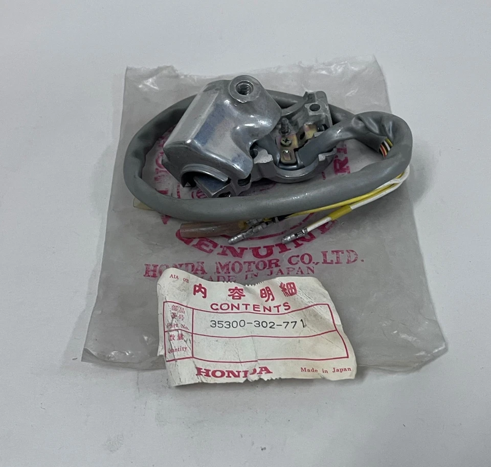 INTERRUPTOR DE ILUMINACIÓN DE ARRANQUE HONDA CD175 K4 # 35300-302-771 NUEVO (617)IR Foto 1 de 4