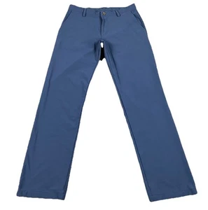 Ministry of Supply Pants Mens 30W Blue Chino Standard Fit Performance Stretch* - Picture 1 of 8