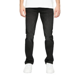 Crosshatch Mens Svelte Stretch Jeans (BG355) - Picture 1 of 33