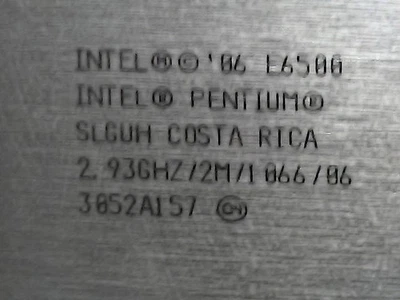 Intel Pentium E6500 SLGUH 2,93 Ghz/2M/1066/06 Foto 1 de 3