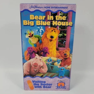 Jim Henson's Bear Big Blue House Visiting the Doctor with Bear VHS Tape - Picture 1 of 7