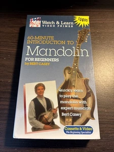60 Minuten Einführung in die Mandoline für Anfänger von Bert Casey (1996) VHS-Kassette - Bild 1 von 3