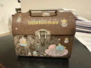 Little Twin Stars Vintage 1970's Sanrio 4" TIN LUNCH PAIL - Picture 1 of 6