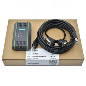 1PC 6ES7972-0CB20-0XA0 USB-MPI PPI Programming Cable For Siemens S7-200 300 New - Picture 1 of 4