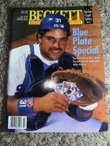 Beckett Baseball Card Monthly July 1996 Mike Piazza Issue 136 Dodgers - Picture 1 of 6