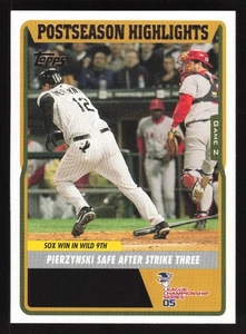 2005 Topps #UH121 AJ Pierzynski POSTSEASON HIGHLIGHTS QTY Available - Picture 1 of 2