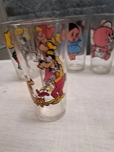 70er Jahre Vintage Pepsi Collectors Series Cartoon Figuren Set 9 Gläser - Bild 1 von 24