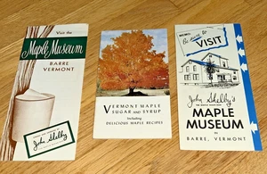 Folletos 1961 2-Jack Shelby Maple Museum + folleto de arce de Vermont - Imagen 1 de 19