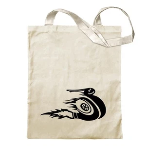 Turboschnecke - Speed - Turbo Tragetasche Baumwolltasche Stoffbeutel langer Hen - Picture 1 of 91