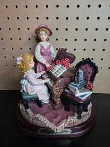 MONTEFIORI SAMMLUNG FIGUR KLAVIERUNTERRICHT LEHRERIN MÄDCHEN SCHÜLERIN - Bild 1 von 6