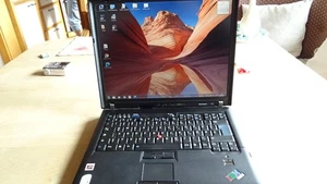 IBM TP R 60, Win 7 pro. ,3 GB, 500 GB Festpl , Intel T2400 , DVD RW, ATI X 1400 - Bild 1 von 5