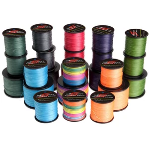 Línea de pesca de mar 8 hilos trenzada fuerte PE Dyneema 300M 500M 1000M multicolor - Imagen 1 de 9