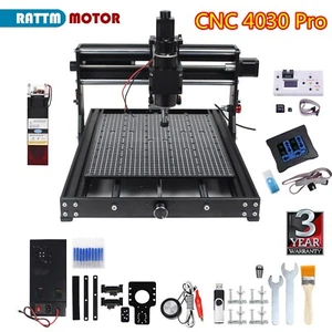 Fresadora CNC 4030 PRO 500W 40W cortadora láser grabado metal tallado madera - Imagen 1 de 24