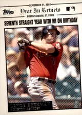 2008 Topps Updates & Highlights Year in Review #YR171 Lance Berkman Astros