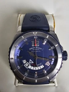 Armand Nicolet S05-3 Date Automatic Watch-Blue A710AGU-BU-GG4710U - Picture 1 of 8