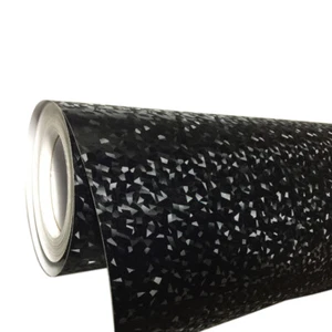 6,60€/m² Design Hologramm Auto Folie Schwarz Blasenfrei mit Luftkanäle 6213 - Bild 1 von 5