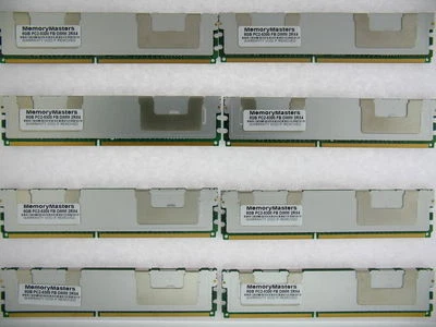 64GB (8x8GB) DDR2 FB Fully Buffered PC2-5300F 667 Memoria Dell PowerEdge 2900 - Immagine 1 di 3
