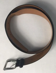 Magnanni Made In Spain Leather Belt 1121 42 Black - Picture 1 of 23