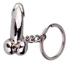 Funny Creative Men Genitalia Penis Metal Car Keyring  Keychain Keyfob Prank Sexy