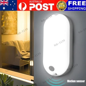 1/2/4x LED MOTION PIR Sensor Lights Outdoor Garden Security Wall Light Path Lamp - Picture 1 of 11